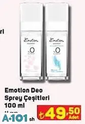 EMOTİON DEO SPREY ÇEŞİTLERİ 100ML DEODORANT